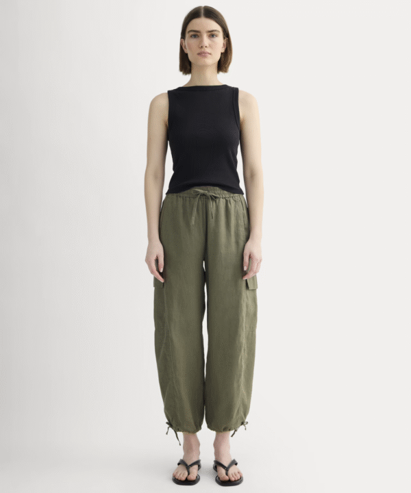 Ezinoura The Cargo Curve Pant Linen