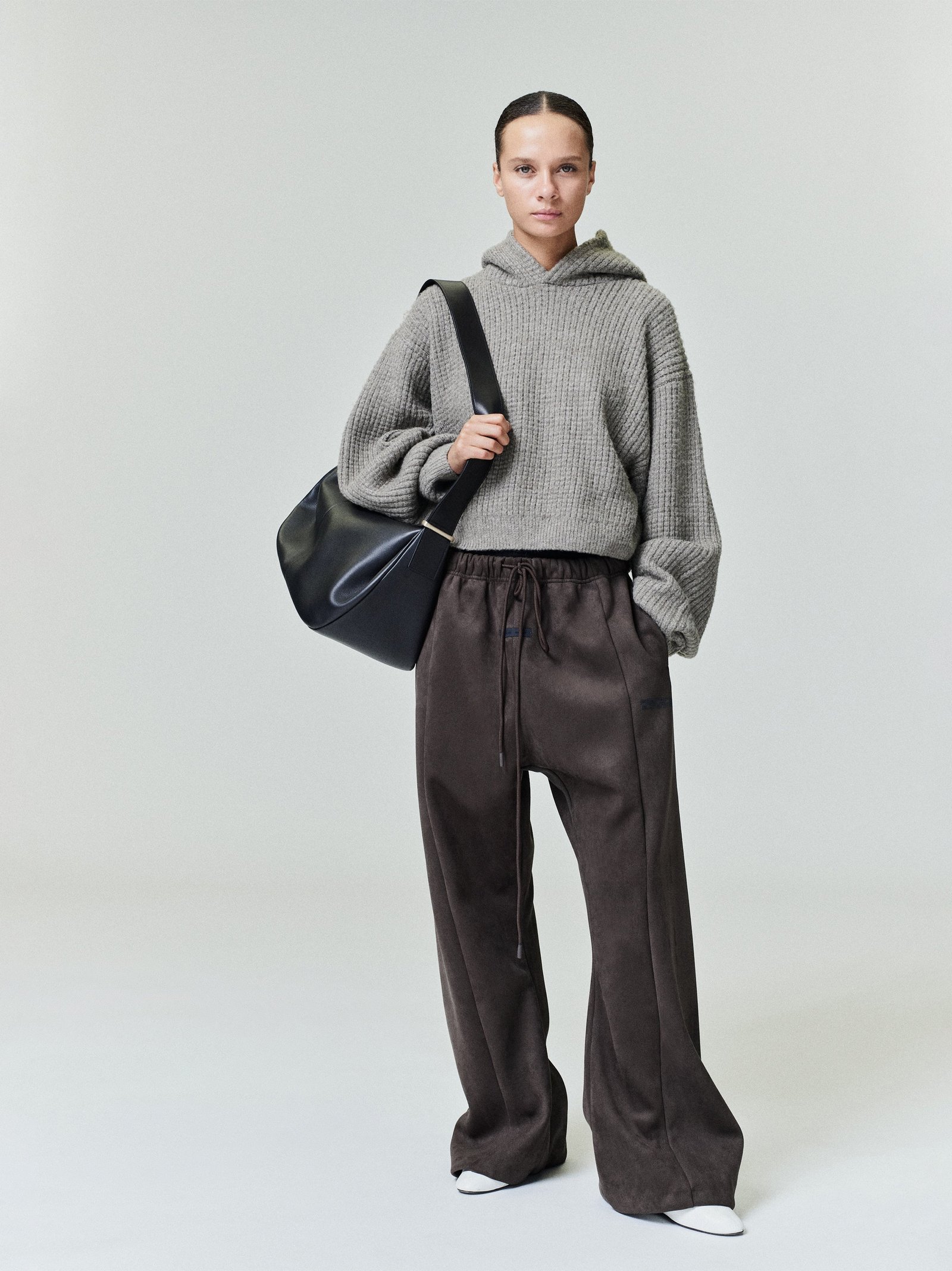 Womens Heavy Waffle 90s Hoodie