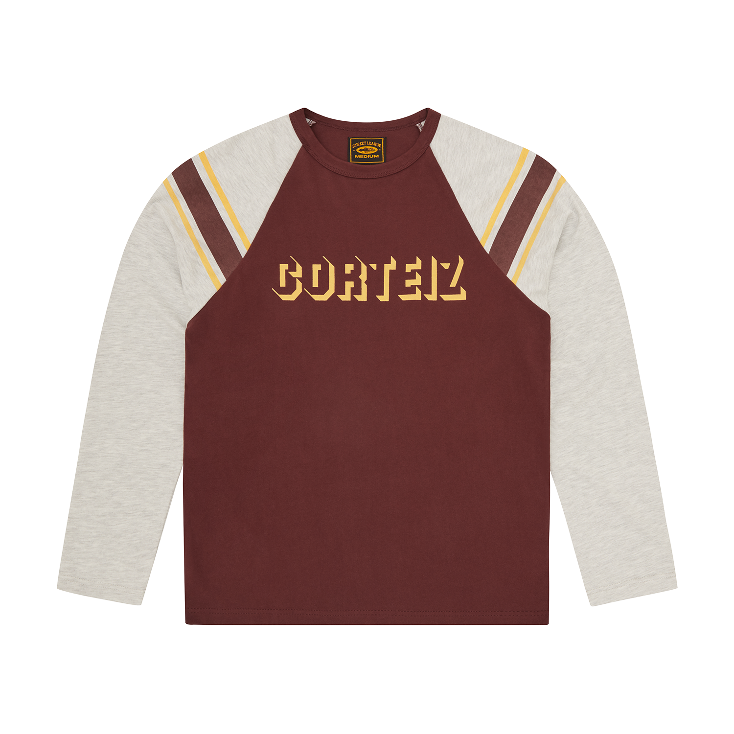 97 HEAVYWEIGHT RAGLAN LS [BURGUNDY]