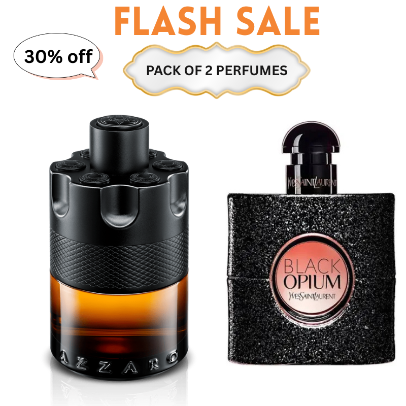 Azzaro Wanted + Black Opium YSL – Pack of 2 Perfumes