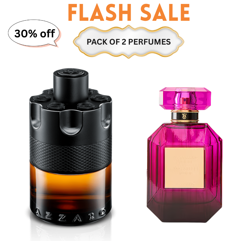 Azzaro Wanted + YSL-Inspired Pink Luxe Perfume – Duo Pack of 2