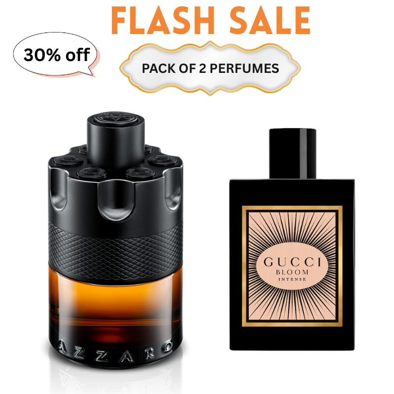 Azzaro Wanted + Gucci Bloom Intense – Designer Perfume Duo | Pack of 2