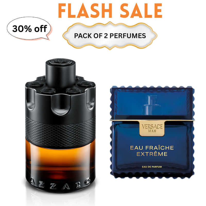 Azzaro Wanted + Versace Eau Fraîche Extrême – Pack of 2 Perfumes