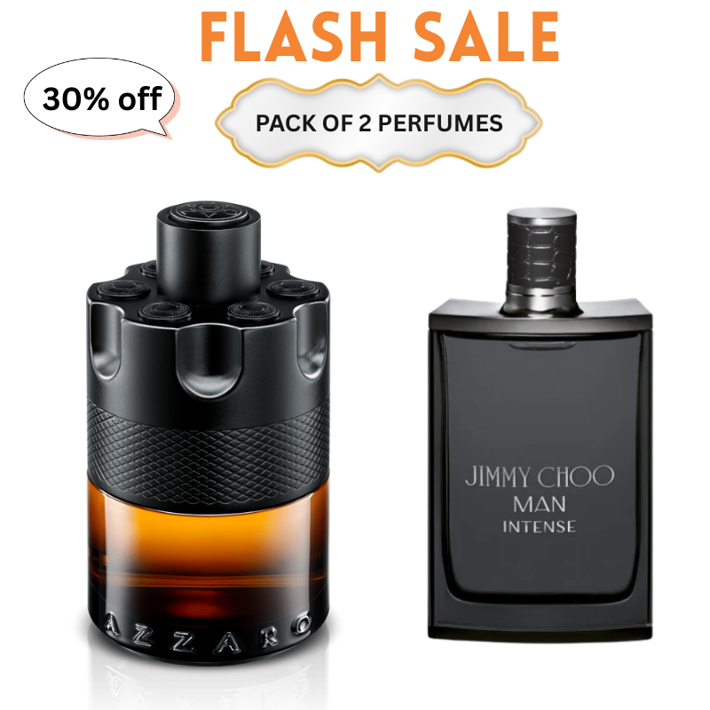 Azzaro Wanted + Jimmy Choo Man Intense – Pack of 2 | Perfume Combo