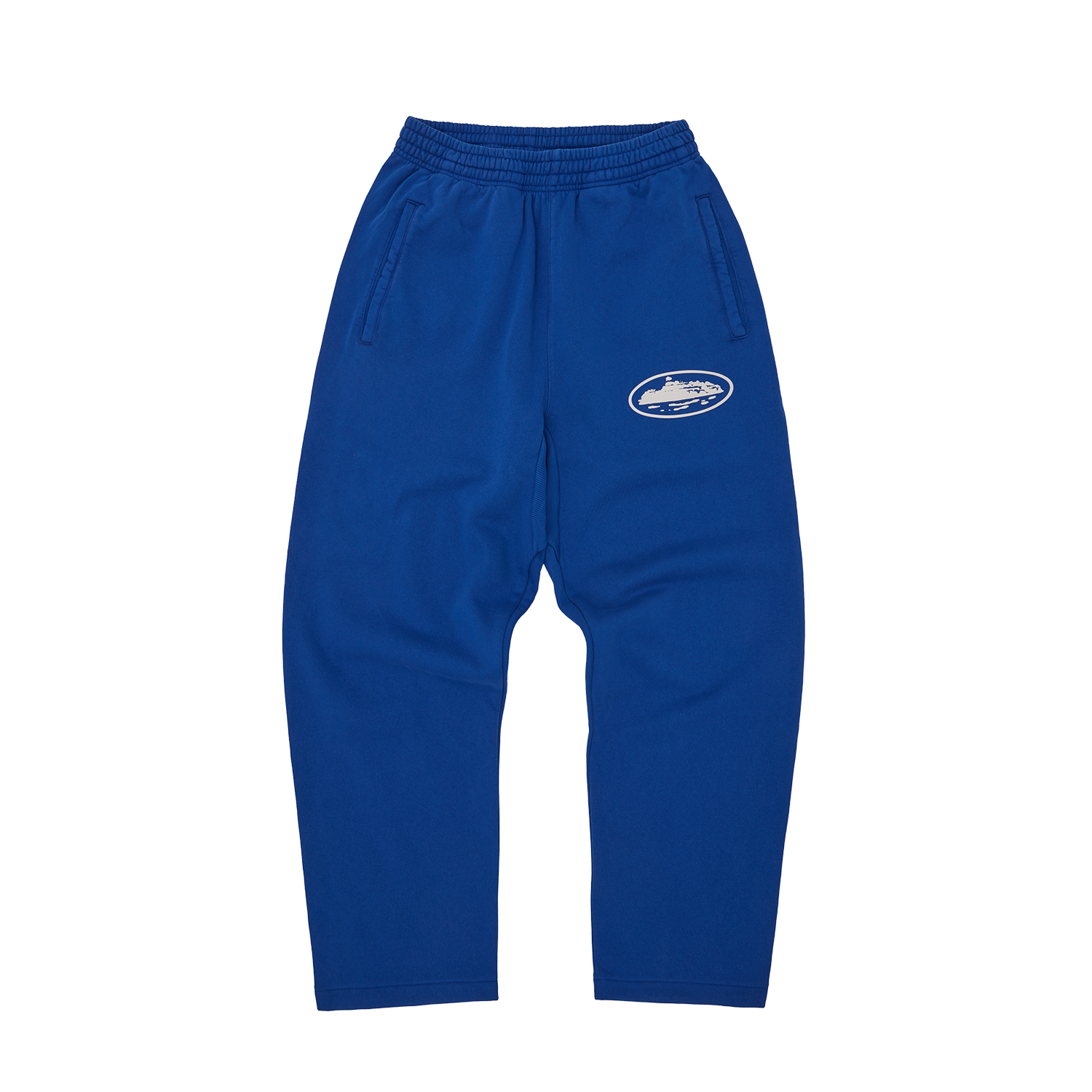 ISLAND PUFF PRINT OPEN HEM SWEATPANT [WASHED ROYAL]
