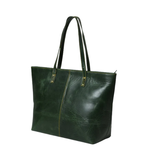 Verde Leather Shoulder Bag - Image 2
