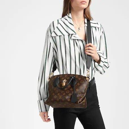 Louis Vuitton Flower Zipped Tote Pm Black - Image 4