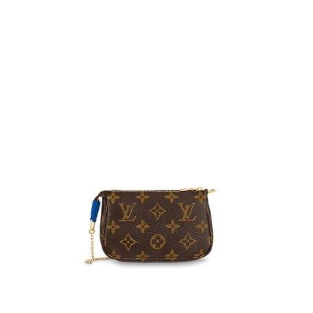 Louis Vuitton Mini Pochette Accessoires Blue - Image 4