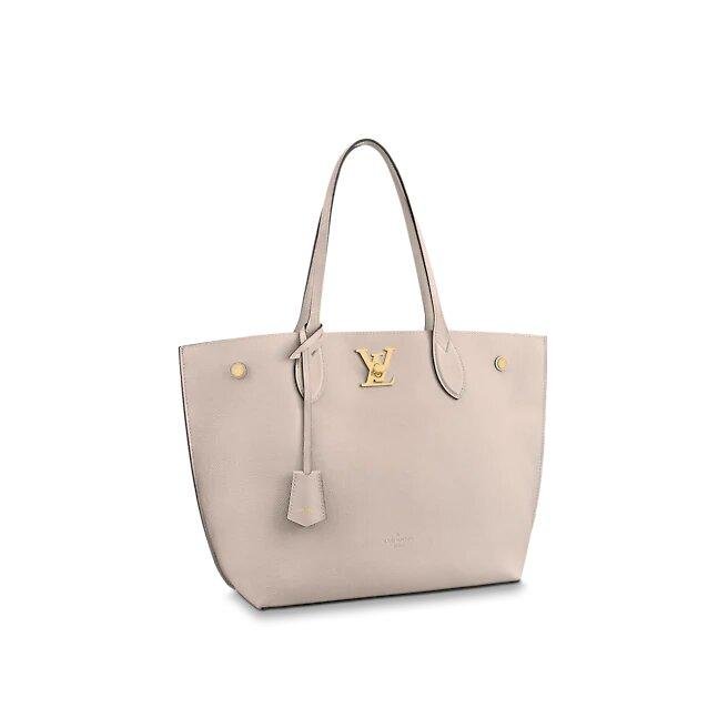 Louis Vuitton Lockme Go Greige Gray