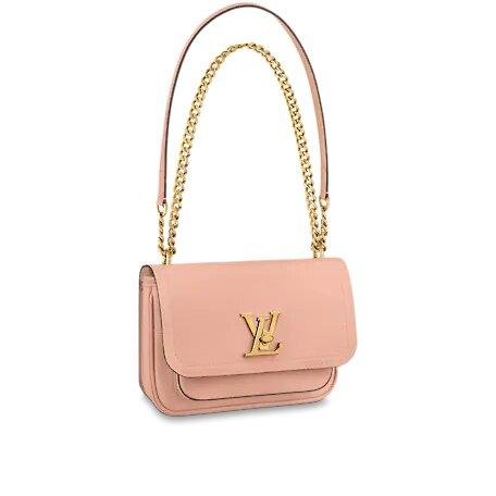 Louis Vuitton Lockme Chain Pm Bag Rose Des Sables Pink