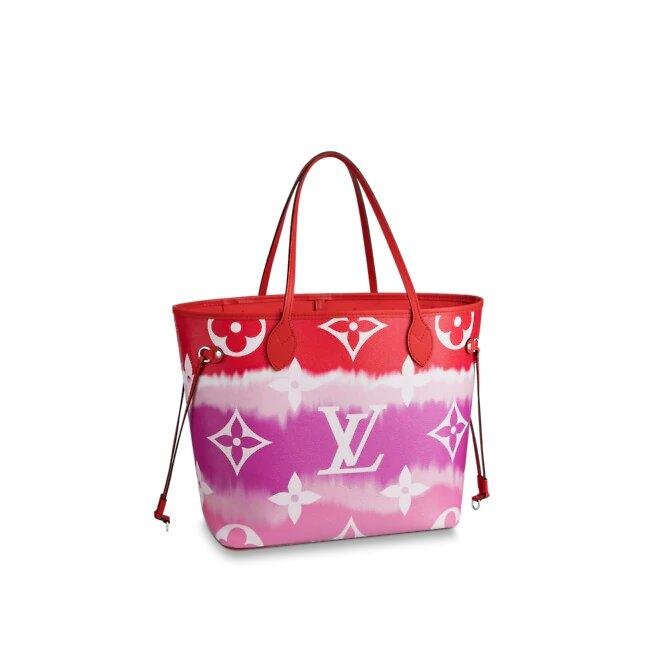 Louis Vuitton Escale Neverfull Mm Red