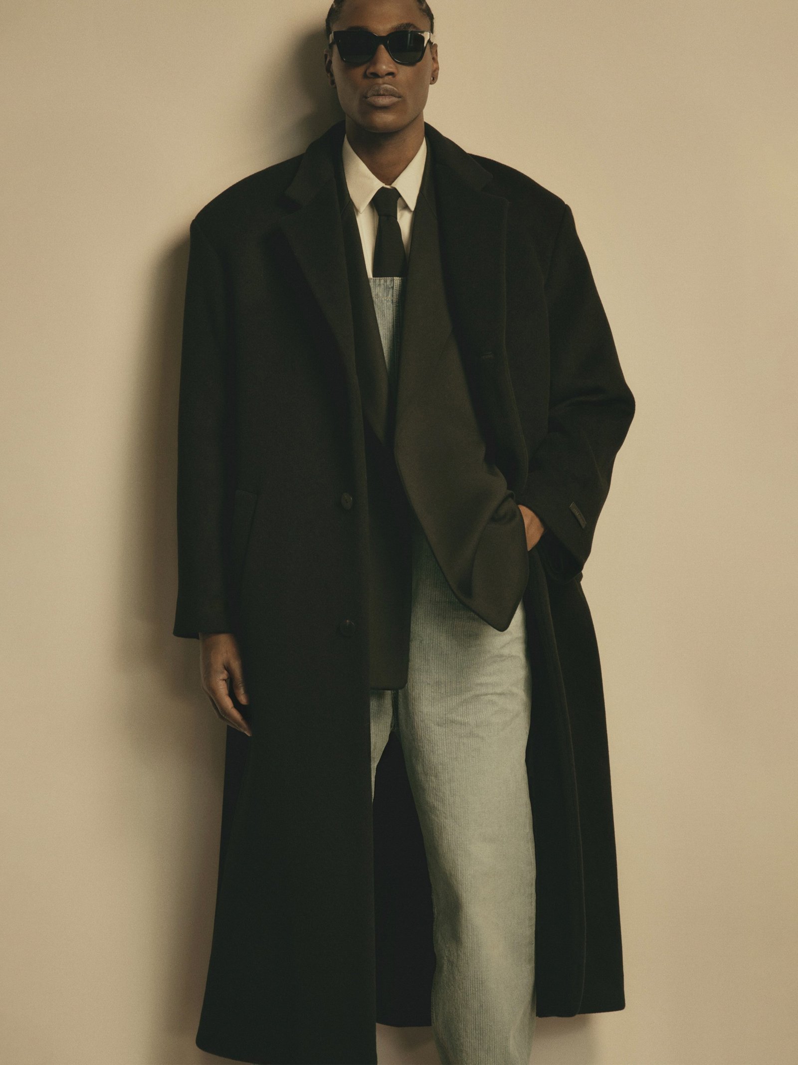 Melton Wool Relaxed Coat - Image 7