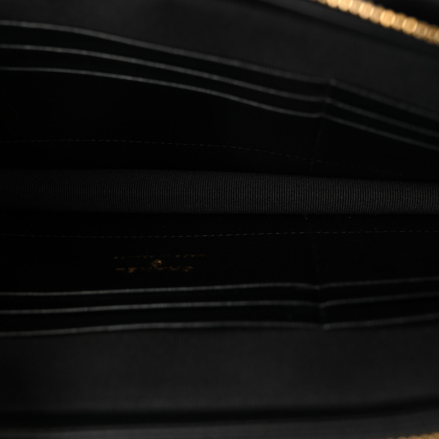 Lambskin Quilted CC Pouch Wristlet Black - Image 5