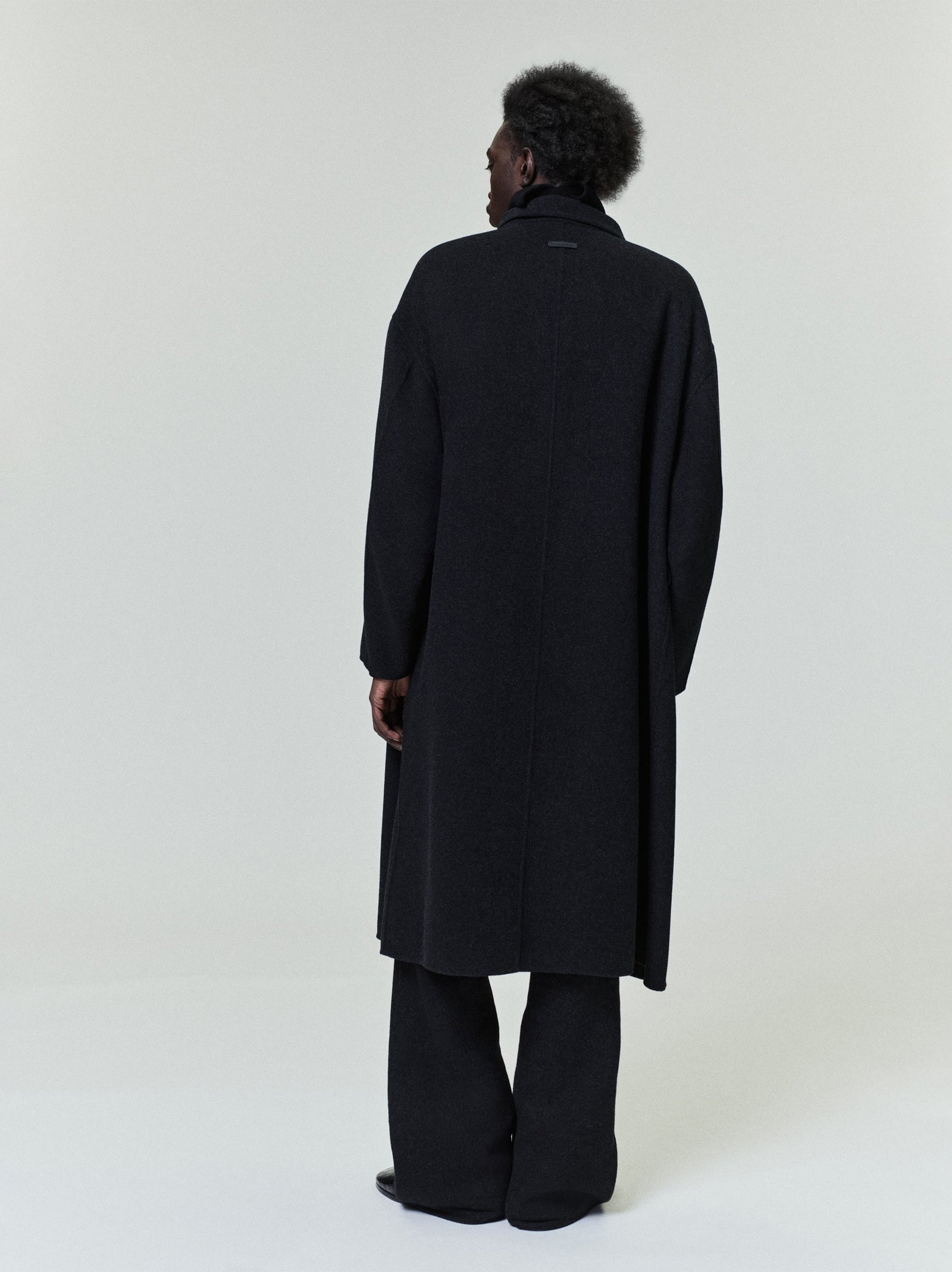 Wool Cashmere Highneck Coat - Image 2