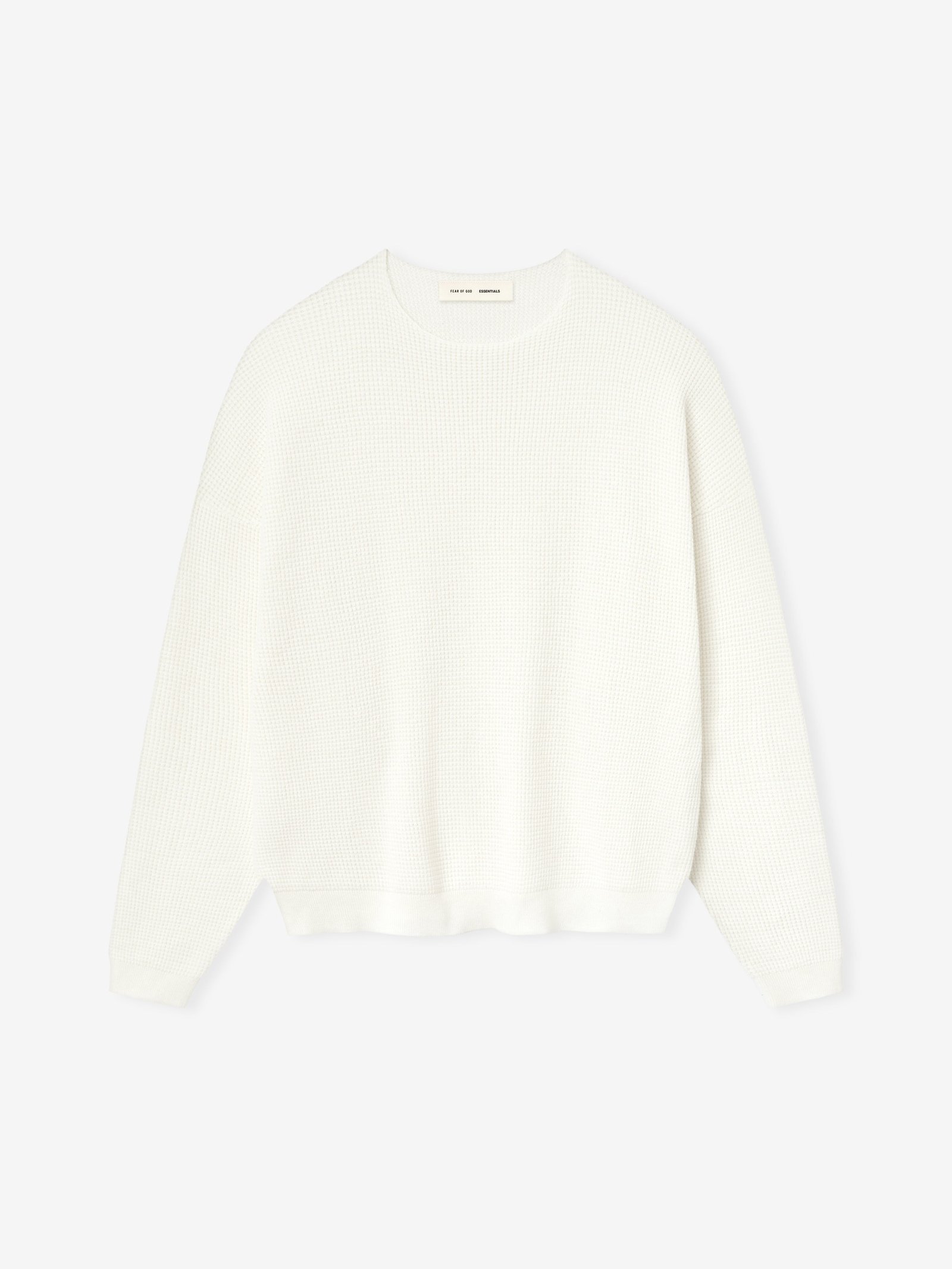 Waffle Crewneck Sweater