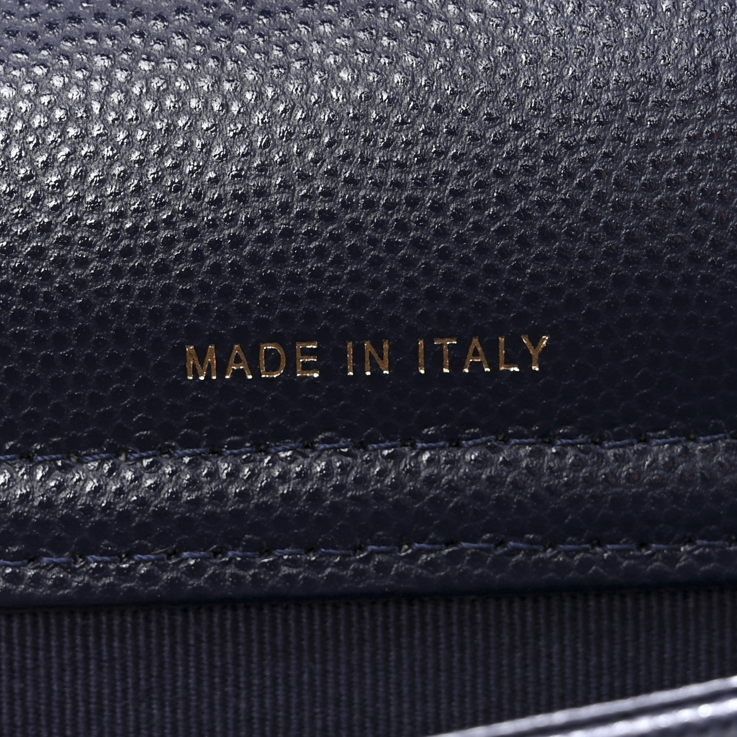 Caviar Quilted Flap Phone Holder With Chain Navy - Image 8