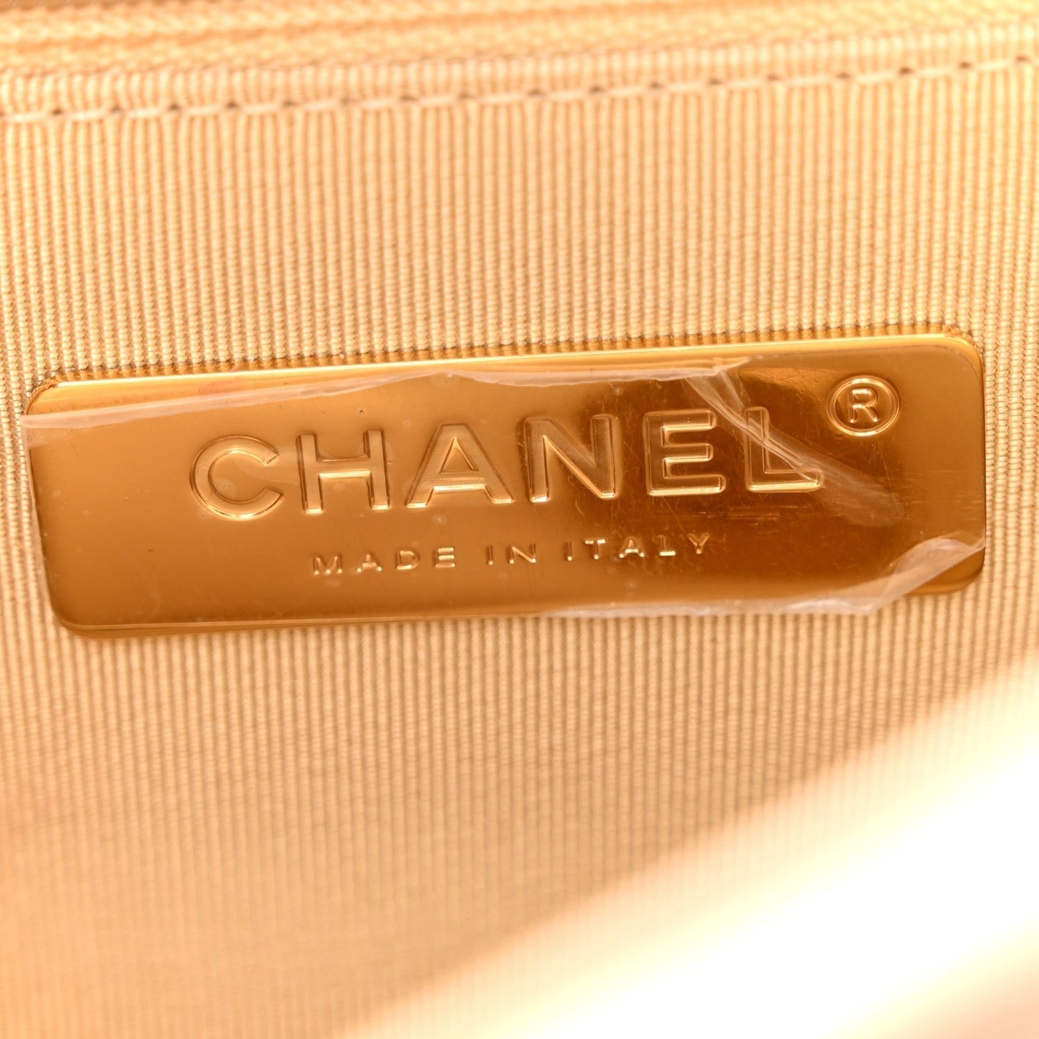 Goatskin Quilted Medium Chanel 19 Flap Beige - Image 6