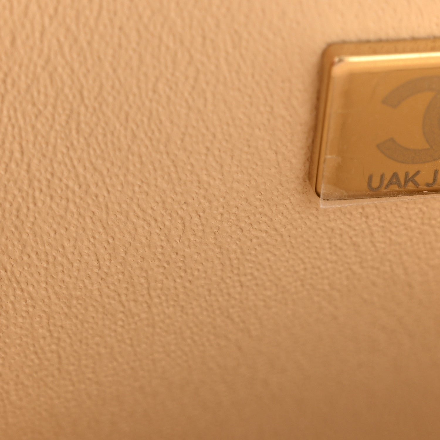 Caviar Quilted Medium Double Flap Beige - Image 7