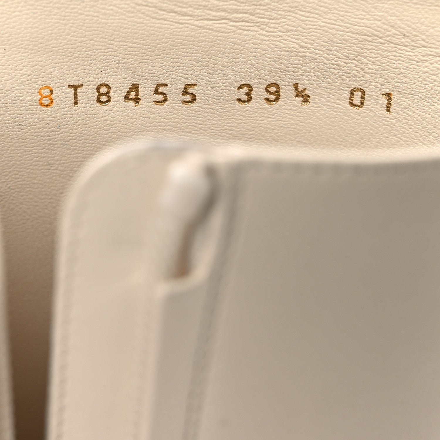 Fendi First Booties White Nappa Leather & Gold F-Heel - Image 10