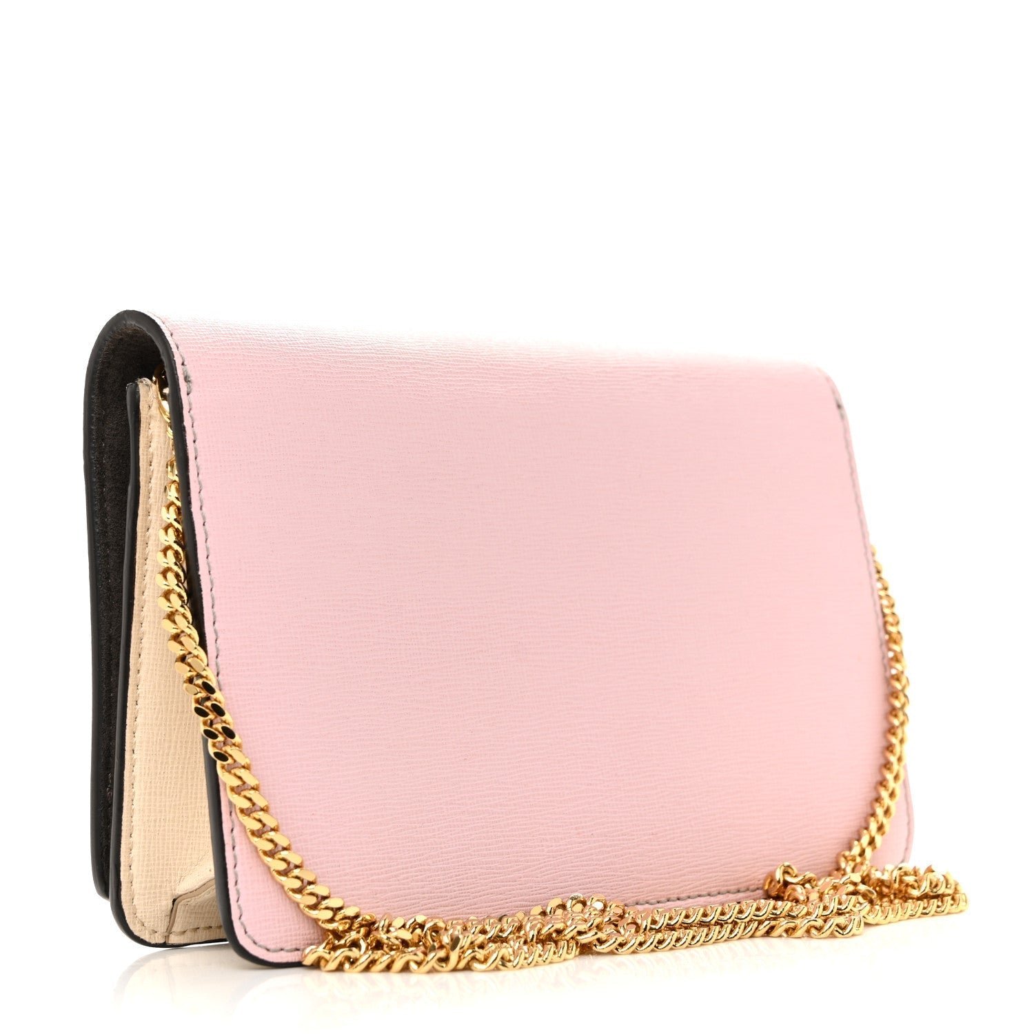 Fendi Vitello Elite Monster Eyes Studded Tube Wallet on Chain - Image 3