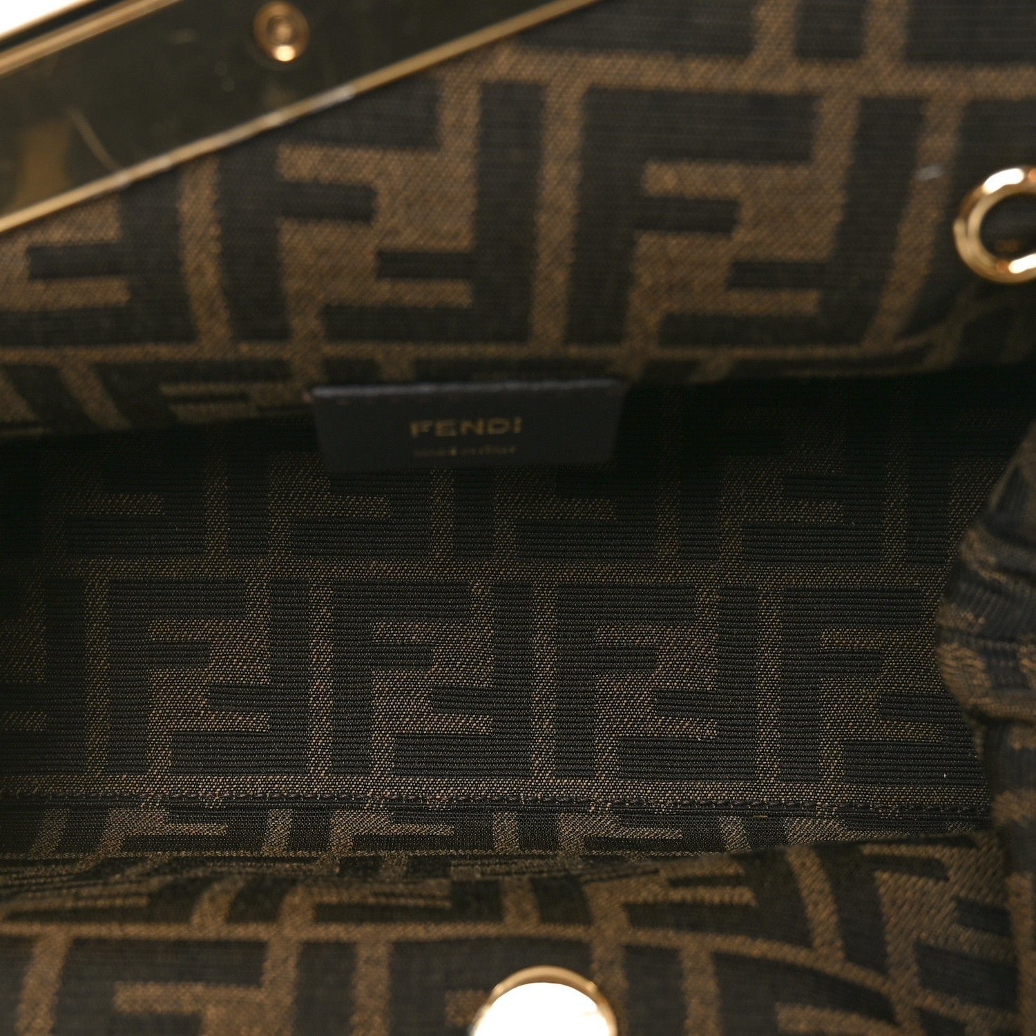 Fendi First Small Menta Shiny Nappa Leather Bag - Image 5