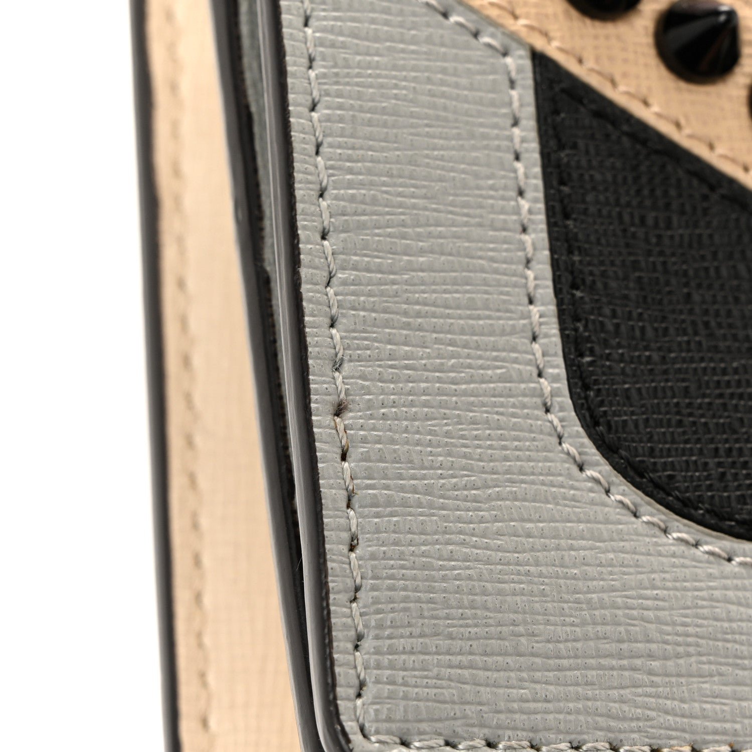 Fendi Vitello Elite Monster Eyes Studded Tube Wallet on Chain - Image 12