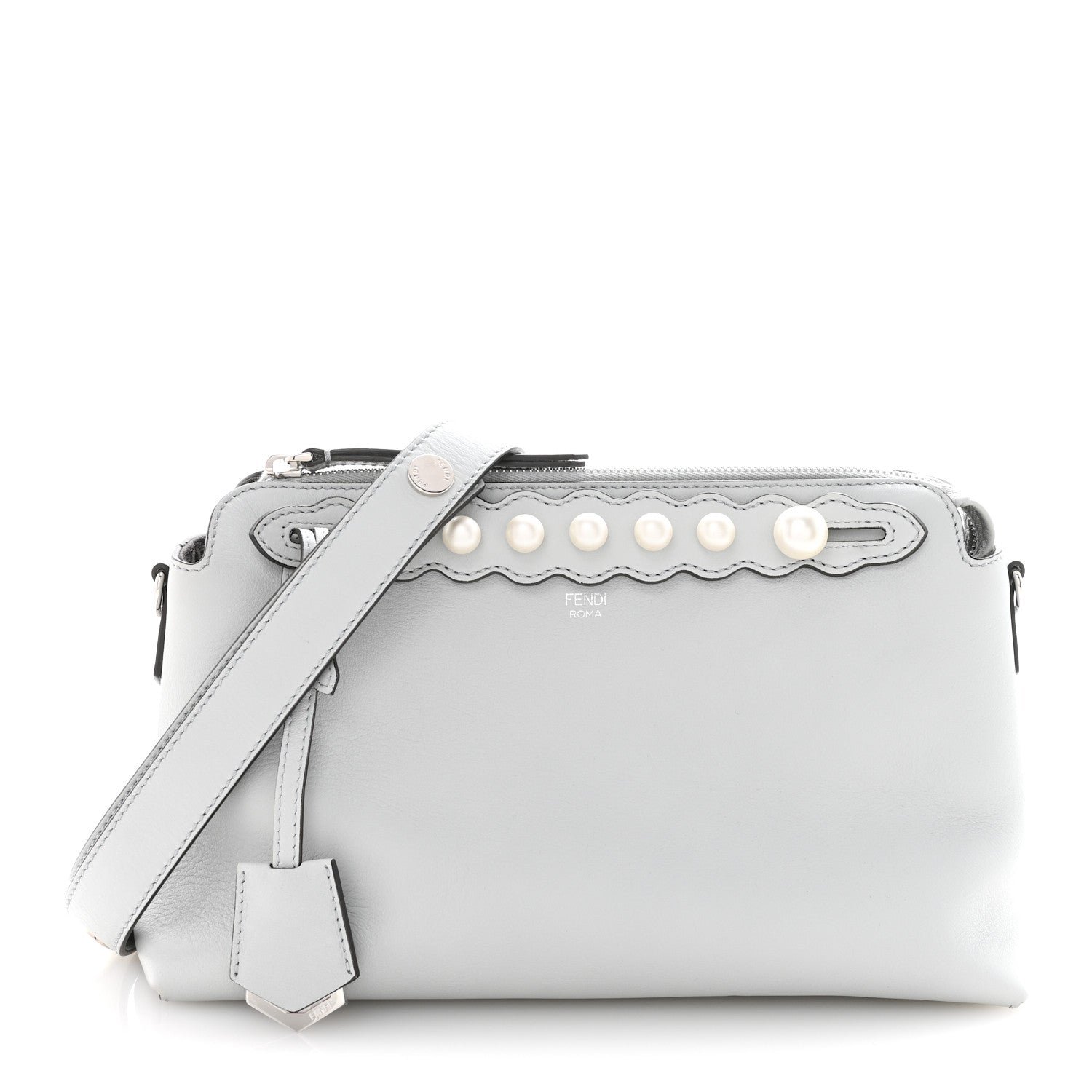 By The Way Grigio Perla Scalloped Boston Bag