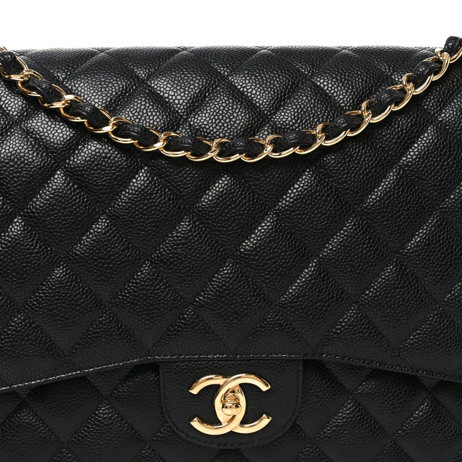 Caviar Quilted Maxi Double Flap Black - Image 8