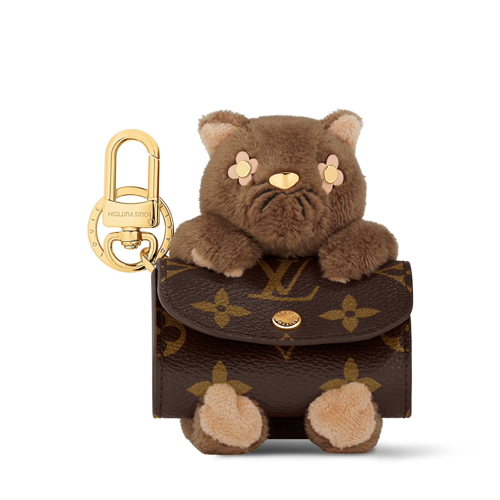 LV Cute Cat Pouch Earphone Case