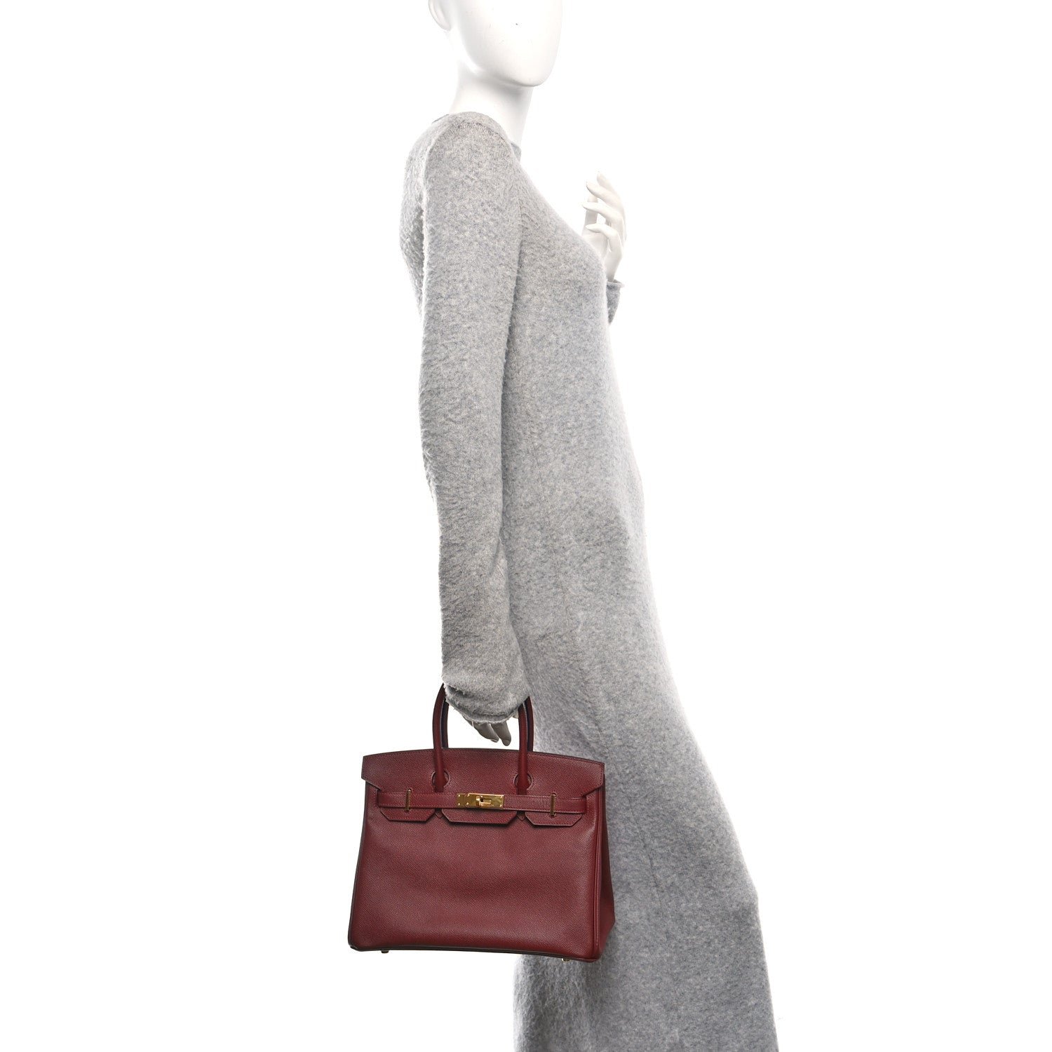 Epsom Birkin 30 Rouge H - Image 2