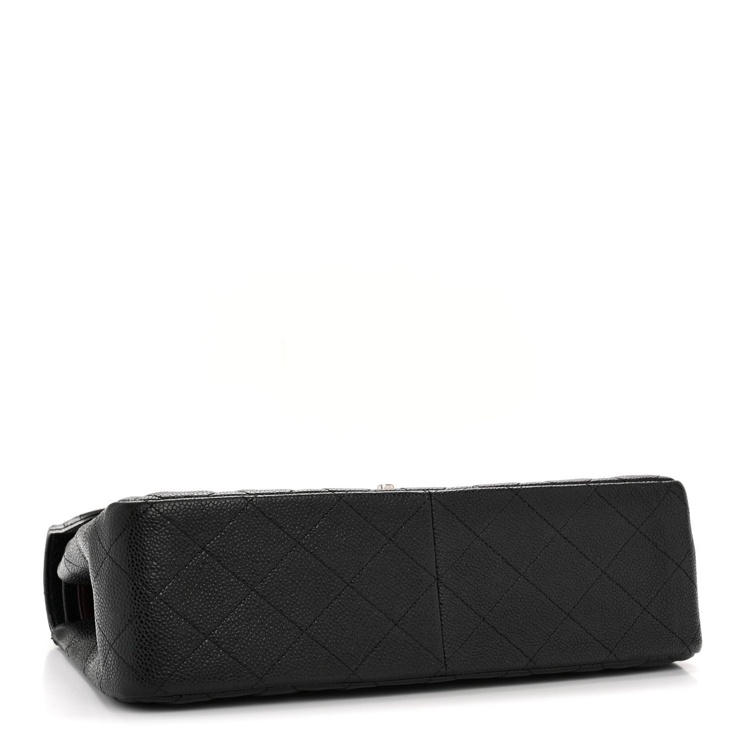 Caviar Quilted Jumbo Double Flap Black - Image 4