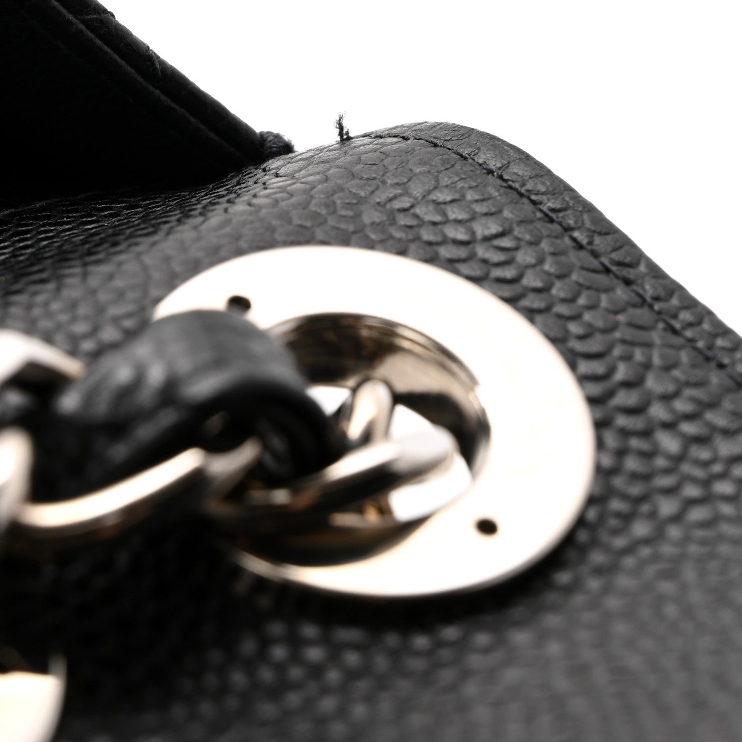 Caviar Jumbo Single Flap Black - Image 12