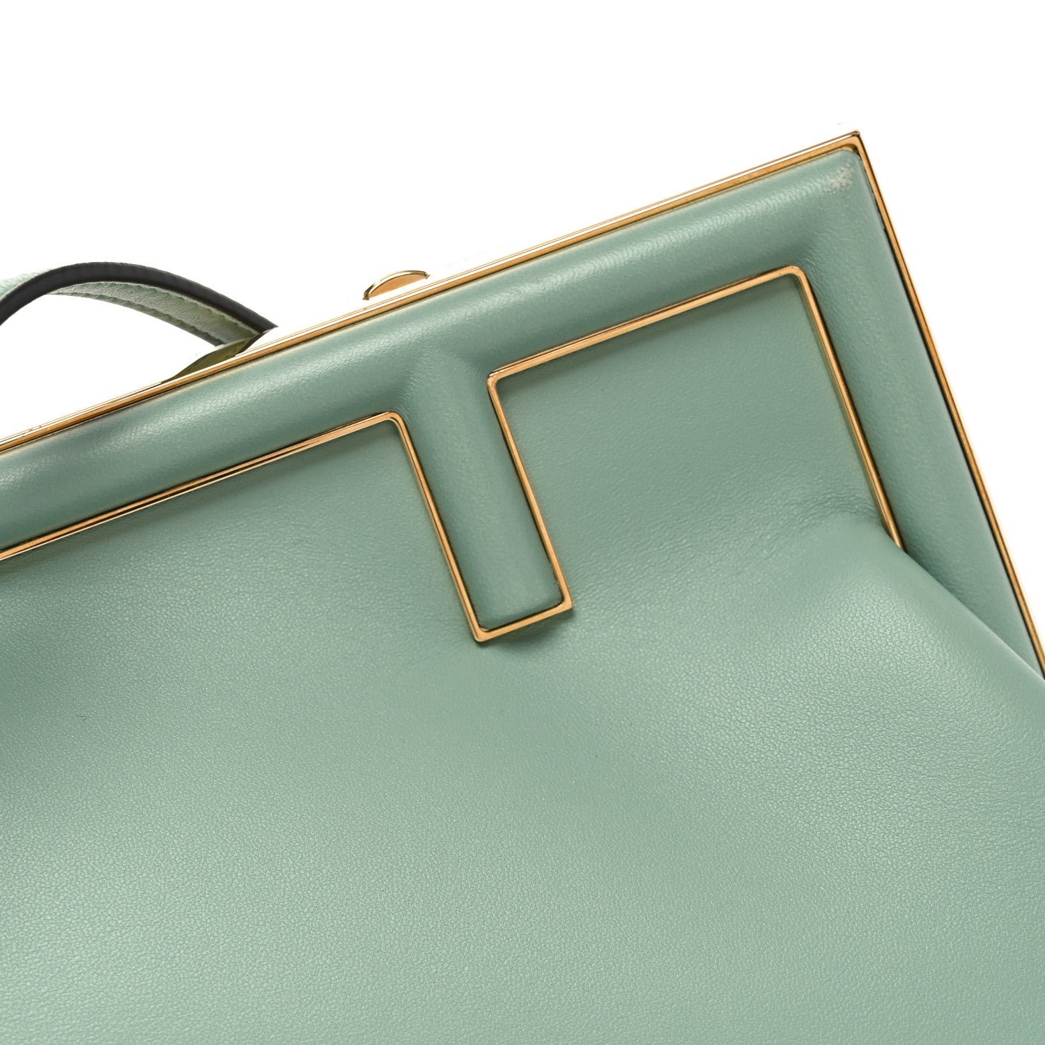 Fendi First Small Menta Shiny Nappa Leather Bag - Image 8