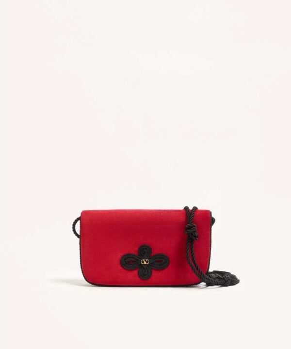 Sans Fin Mini Suede Shoulder Bag