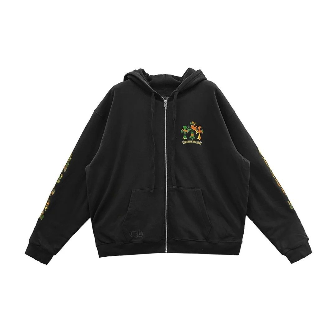 Chrome Hearts Triple Cross Camo Hoodie