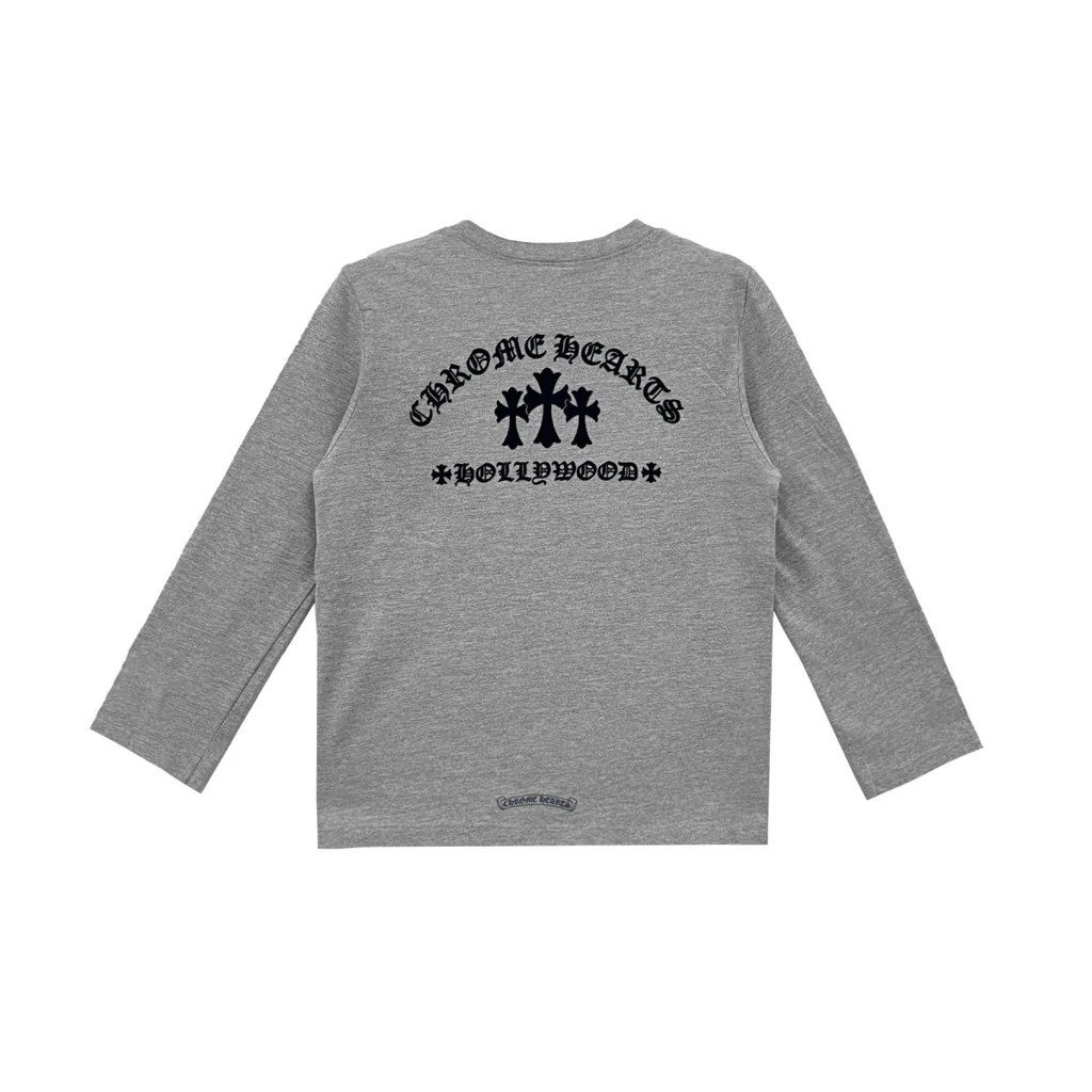 Grey Chrome Hearts Shirt - Image 2