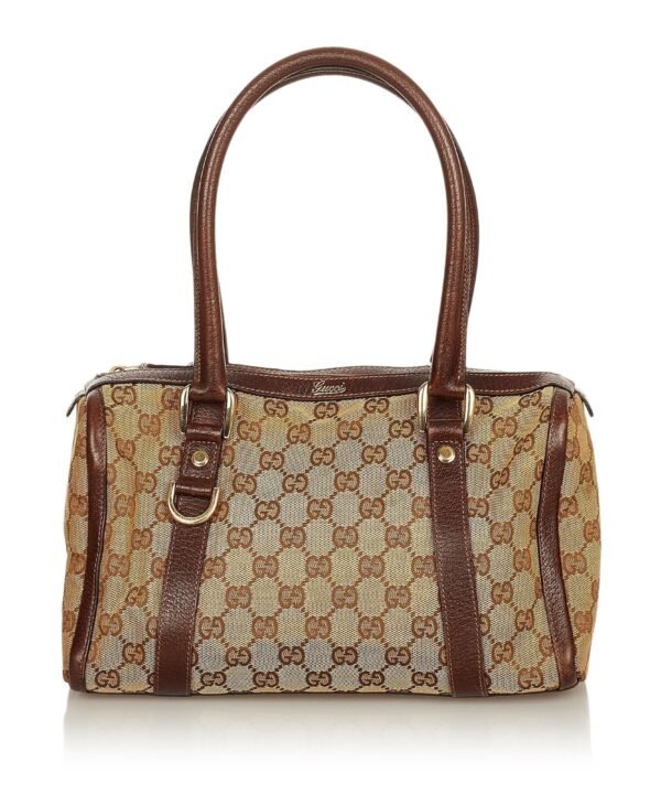 Gucci Abbey GG Canvas Boston Bag