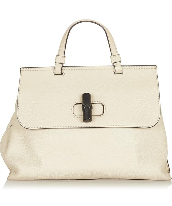 Gucci Bamboo Daily Leather Satchel