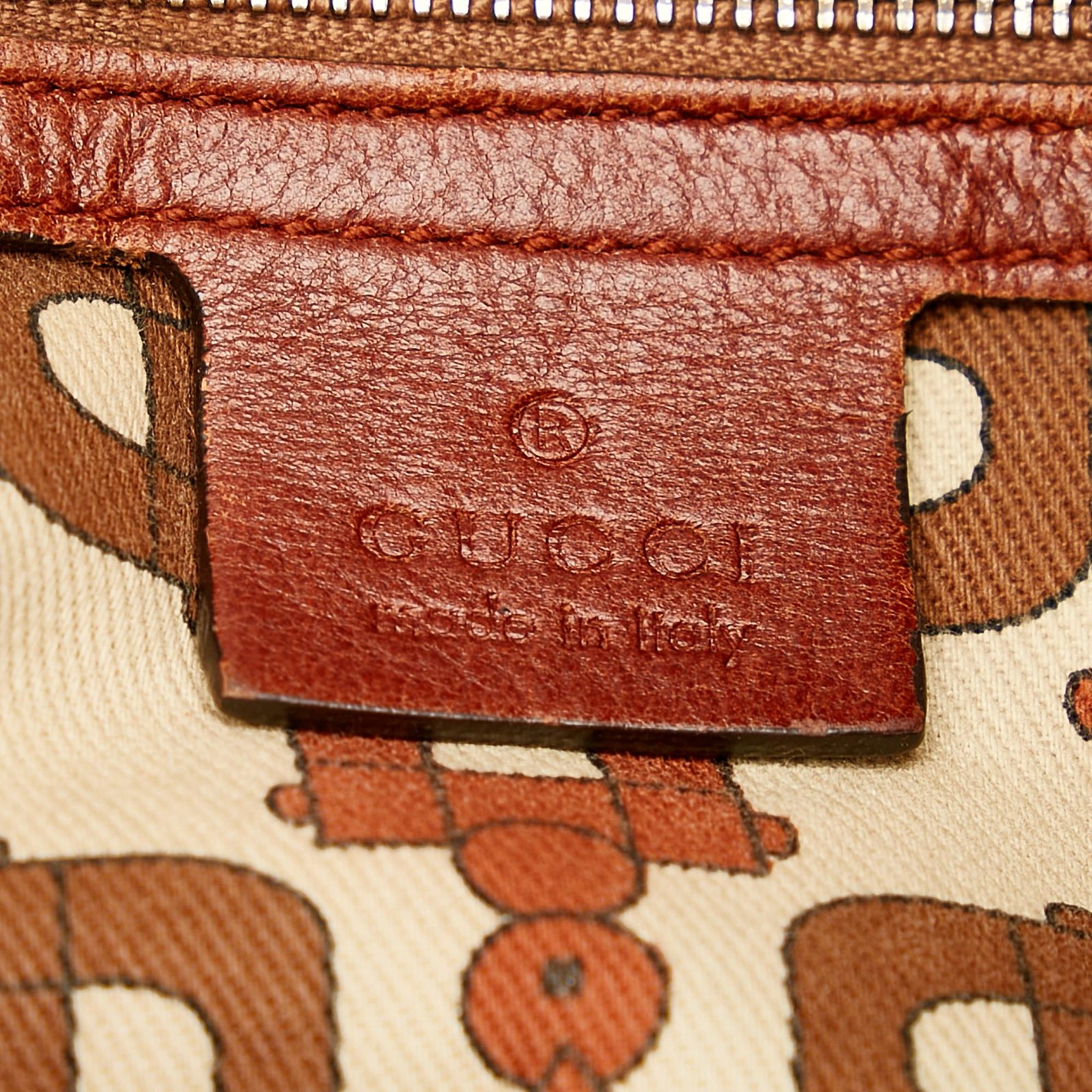 Gucci Bamboo Indy Leather Satchel - Image 7