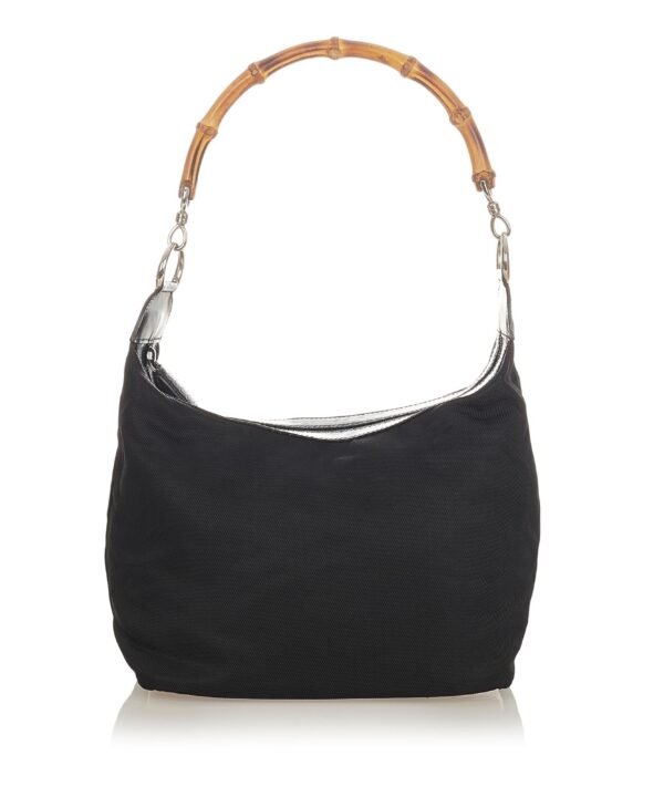 Gucci Bamboo Nylon Shoulder Bag