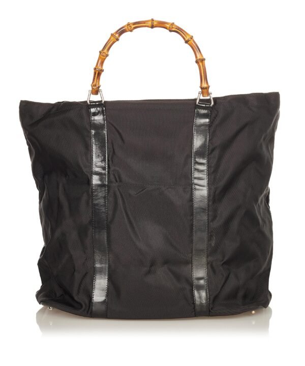 Gucci Bamboo Nylon Tote Bag