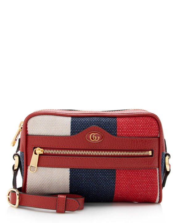 Gucci Canvas Ophidia Mini Crossbody Bag