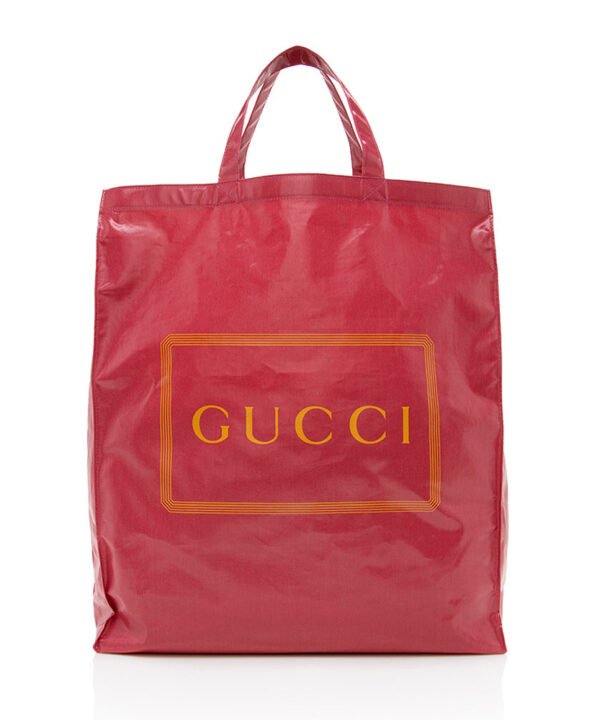 Gucci Coated Canvas Logo Tote