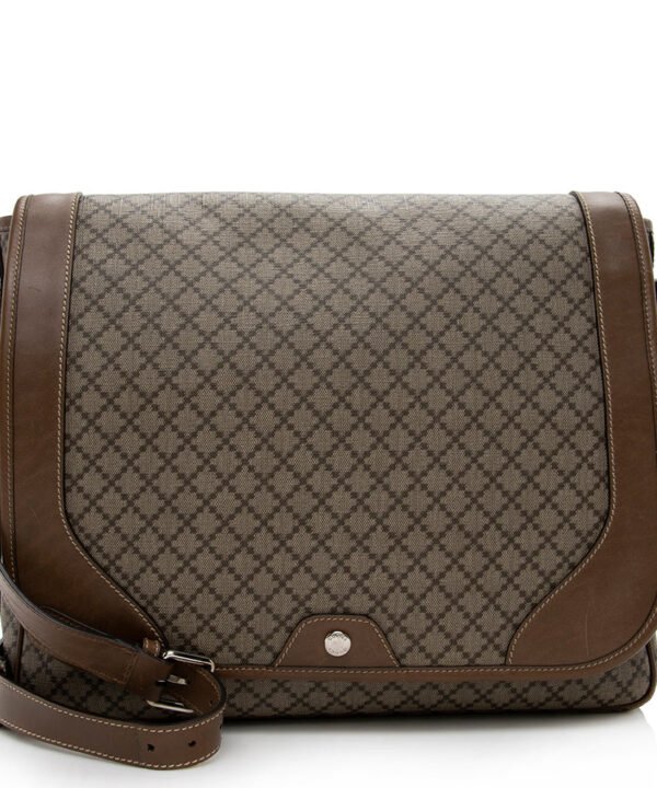 Gucci Diamante Canvas Large Messenger Bag