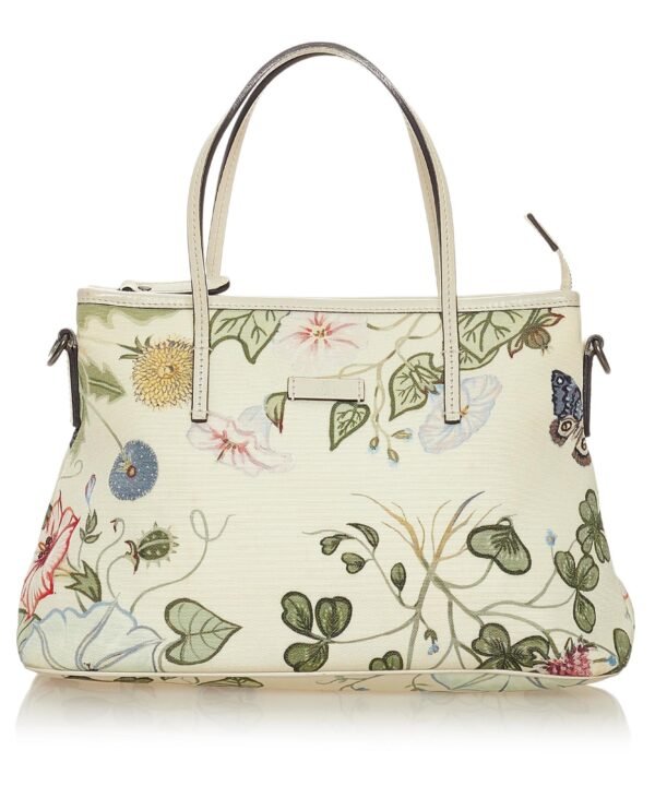 Gucci Flora Knight Canvas Satchel