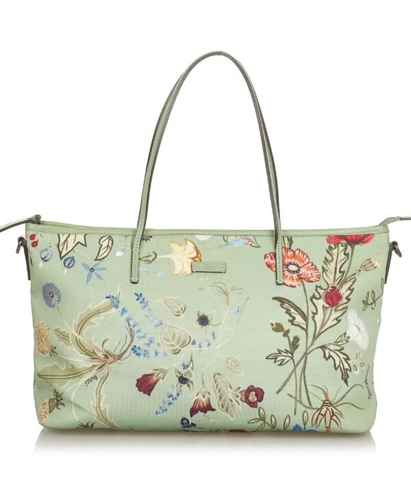 Gucci Flora Knight Nylon Satchel