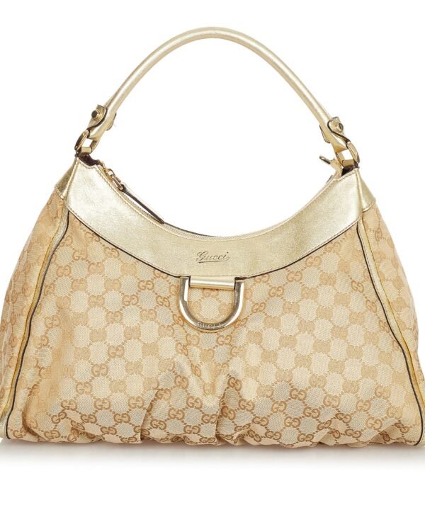Gucci GG Canvas Abbey D-Ring Shoulder Bag