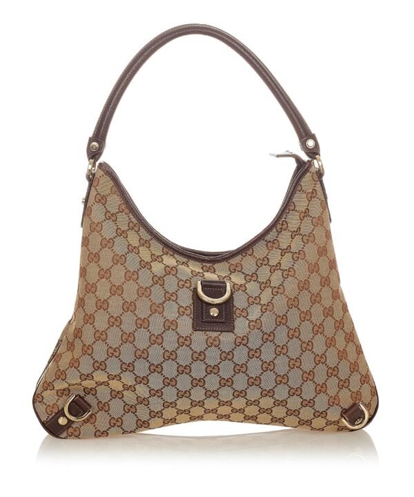 Gucci GG Canvas Abbey D-Ring Shoulder Bag