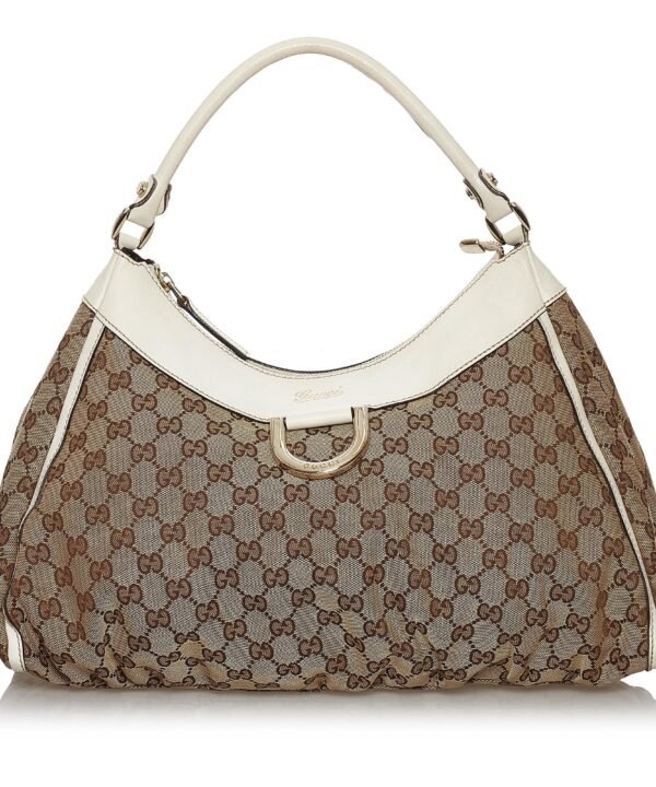 Gucci GG Canvas Abbey D-Ring Shoulder Bag