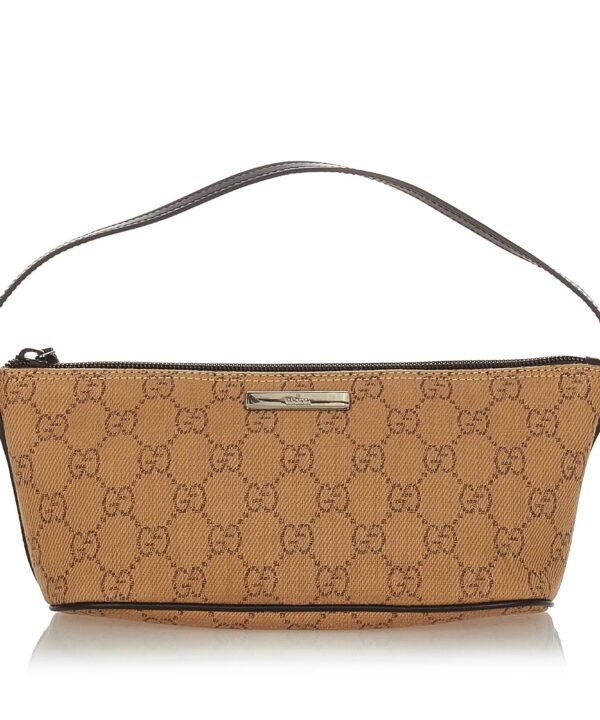 Gucci GG Canvas Boat Baguette